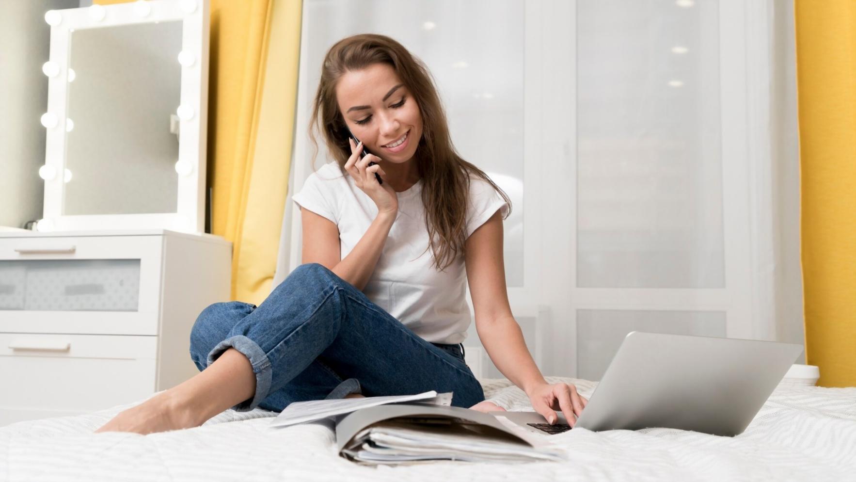 Espace de travail organisé pour l'apprentissage de l'analyse financière à distance